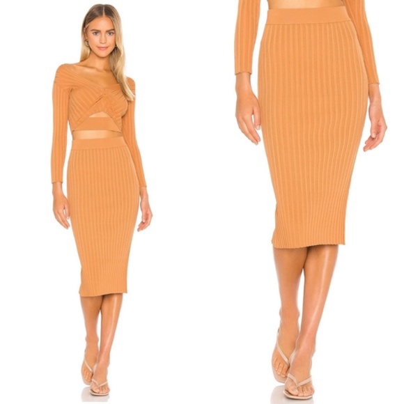 Michelle Mason Rib midi skirt P XS - Picture 4 of 7